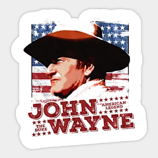 John Vintage Wayne American Legend 1 Sticker